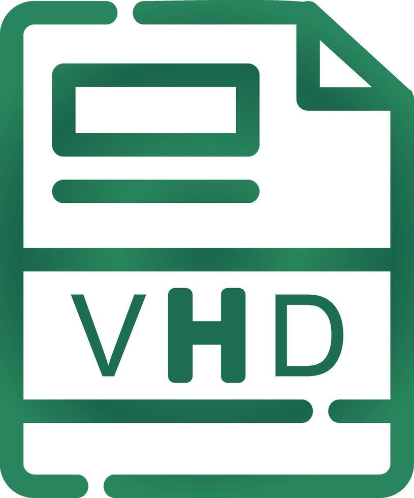 vhd kreativ Symbol Design vektor