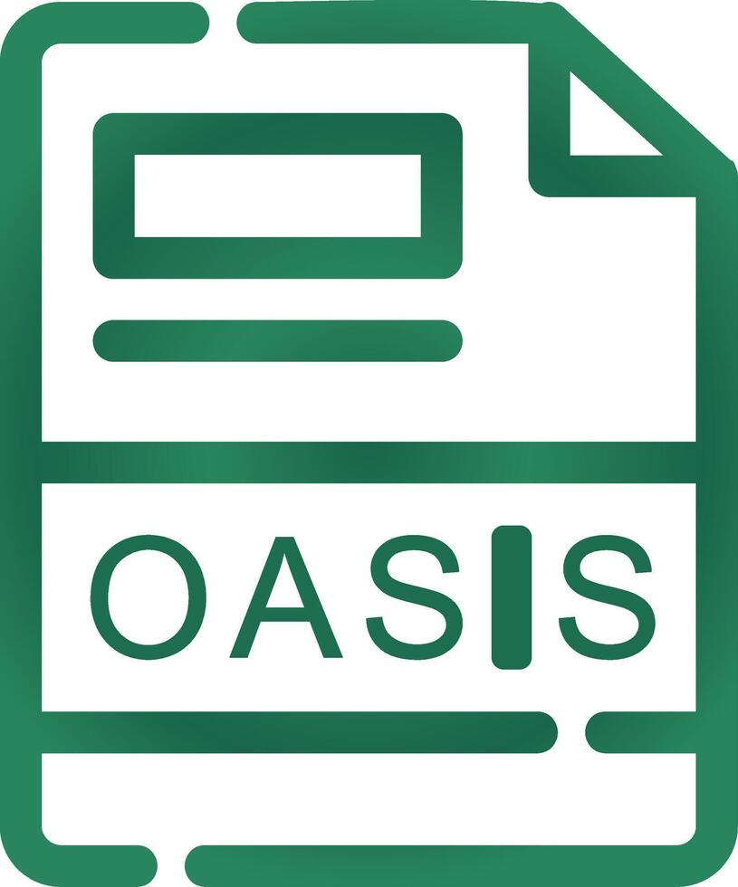 Oase kreativ Symbol Design vektor