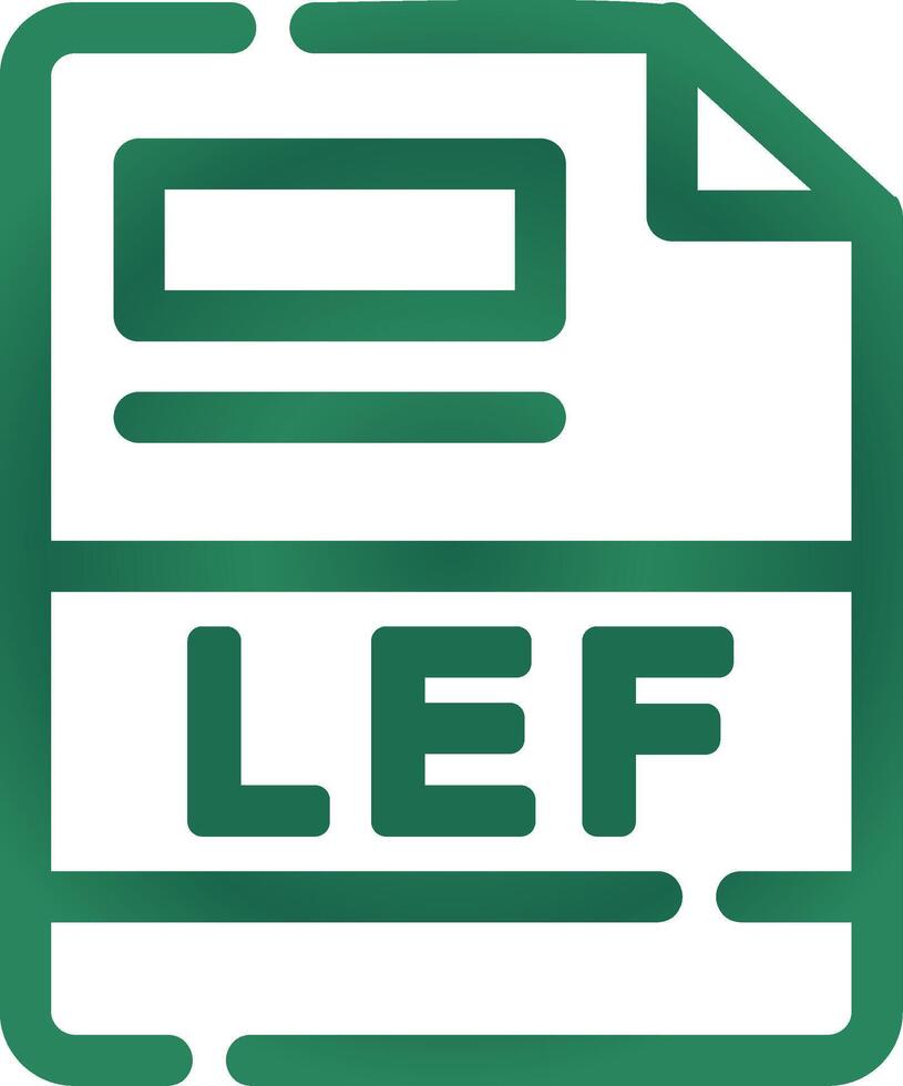 lef kreativ Symbol Design vektor