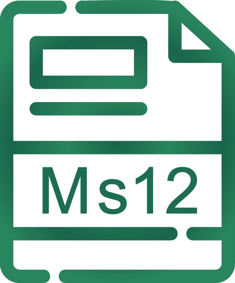 ms12 kreativ Symbol Design vektor