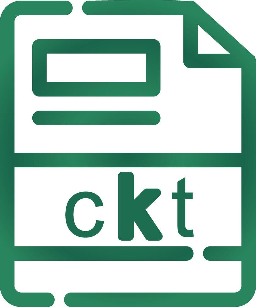 ckt kreativ ikon design vektor