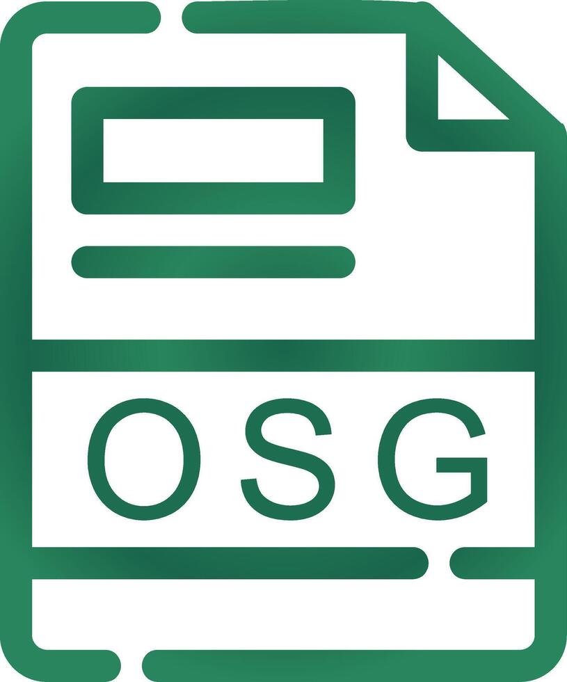 osg kreativ Symbol Design vektor