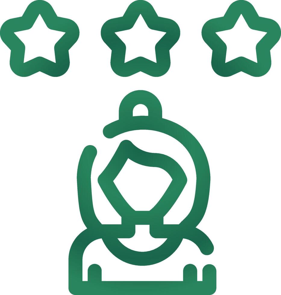 Bewertung Star kreativ Symbol Design vektor