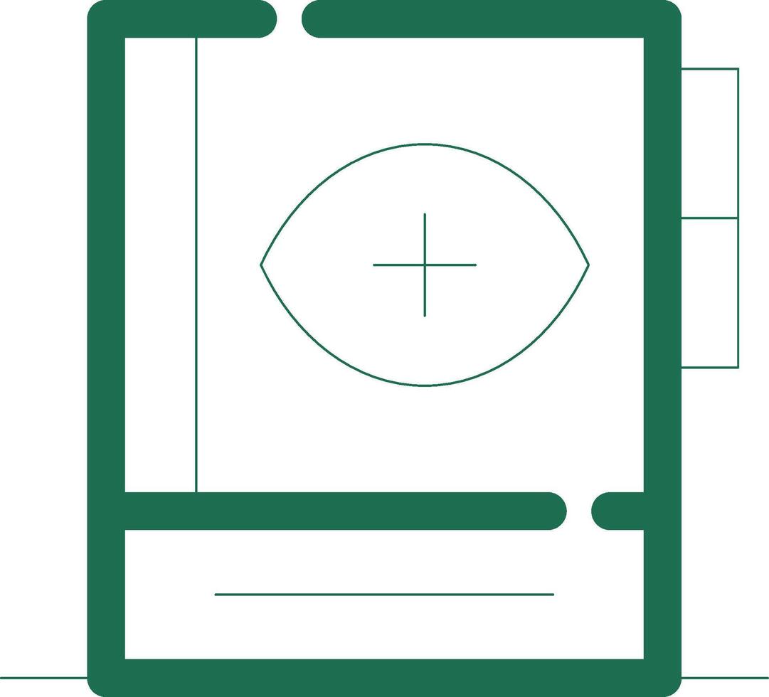 optometrisch Richtlinien kreativ Symbol Design vektor