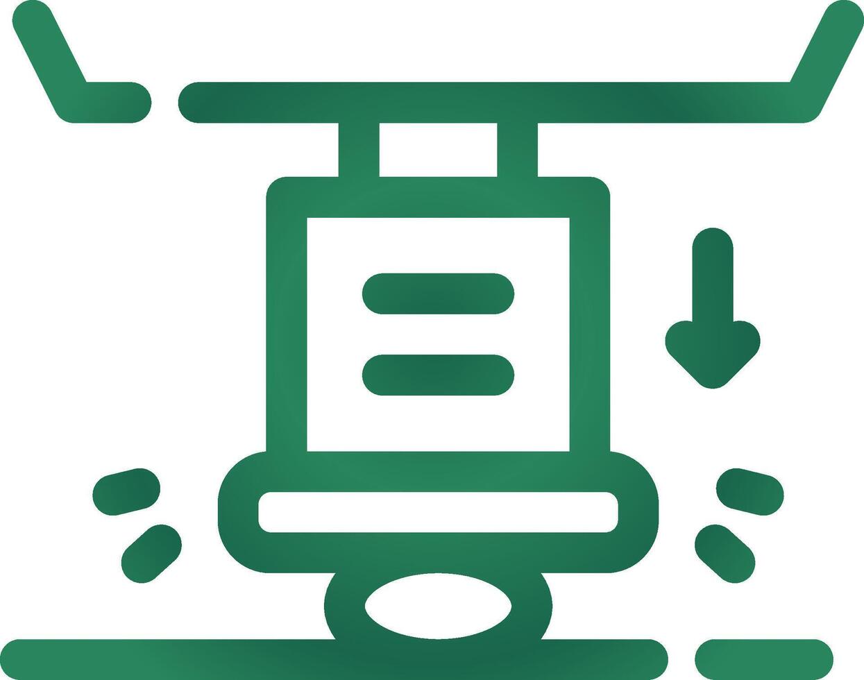 hydraulisches kreatives Icon-Design vektor