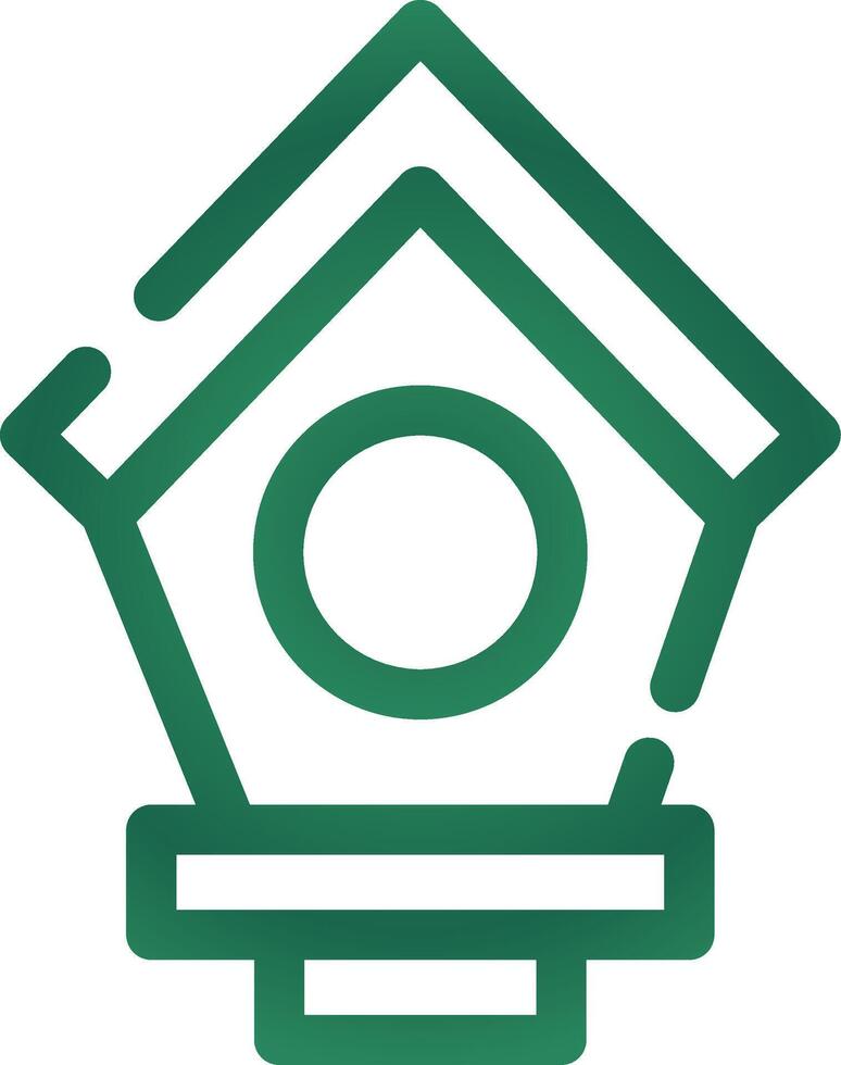 Birdhouse kreatives Icon-Design vektor