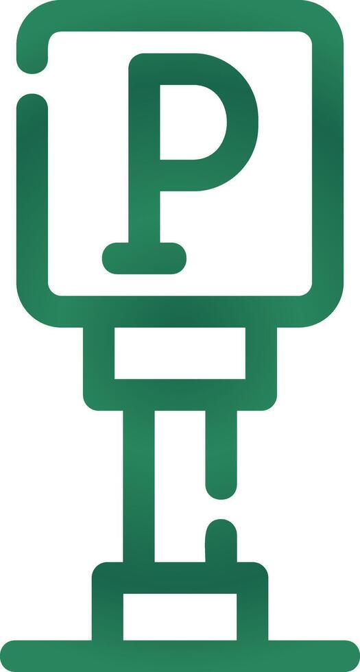 Parkschild kreatives Icon-Design vektor