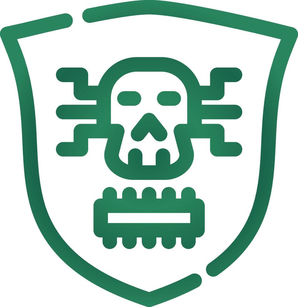 Kreatives Icon-Design für Malware vektor