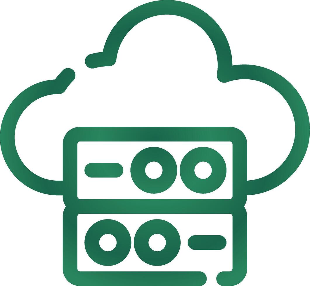 Cloud-Daten kreatives Icon-Design vektor