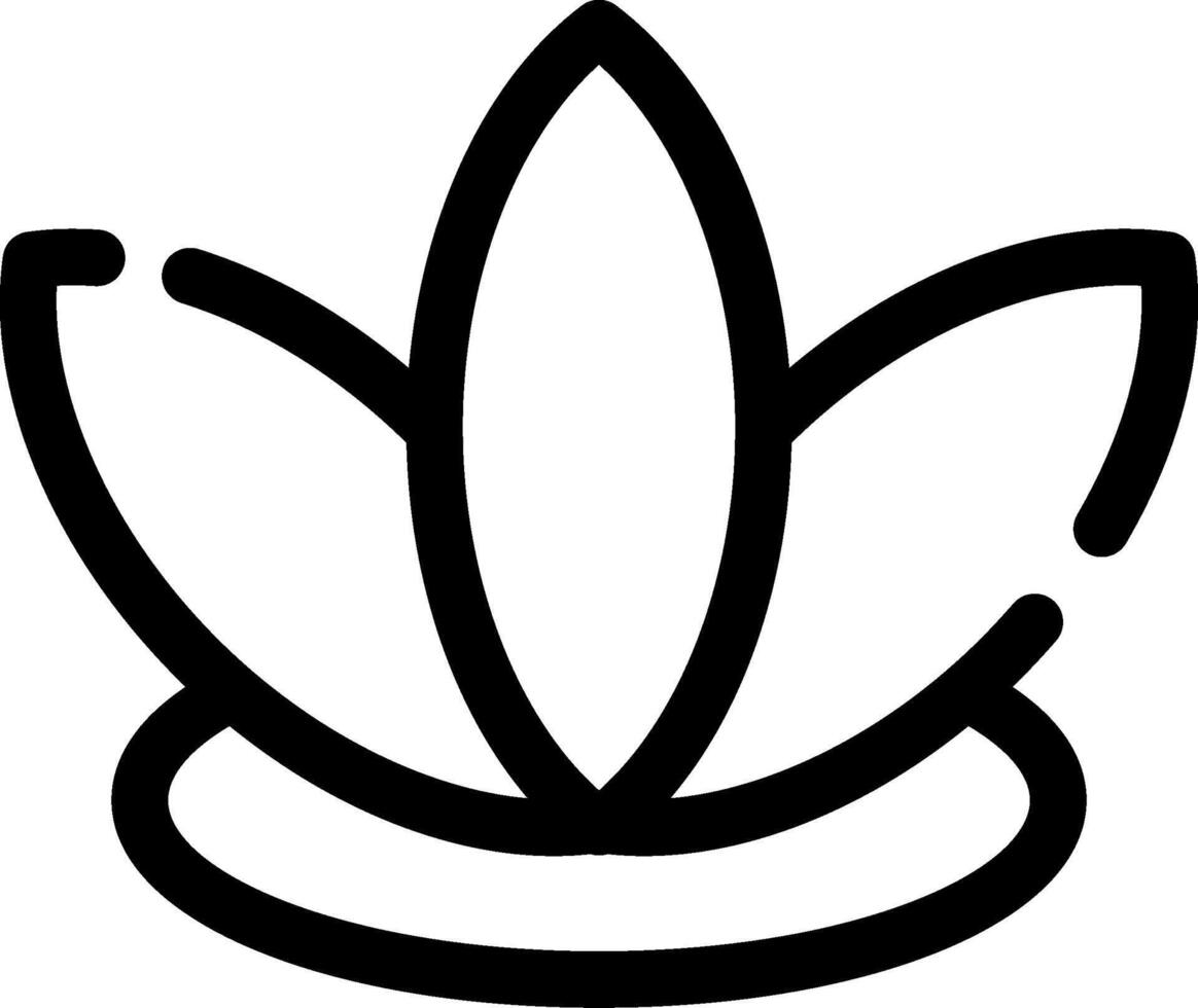 Lotus kreativ Symbol Design vektor