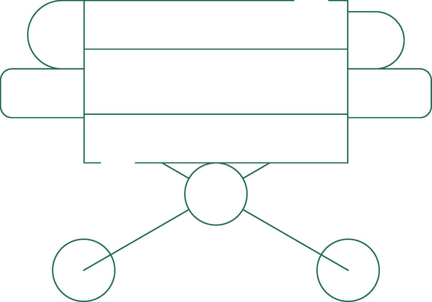 tot Körper kreativ Symbol Design vektor