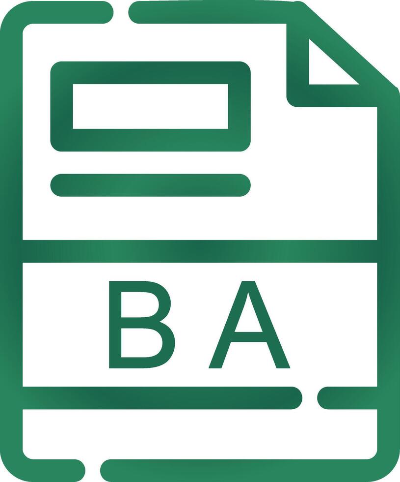 ba kreativ Symbol Design vektor