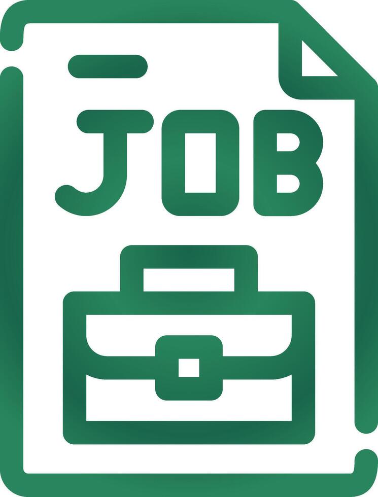 Job kreatives Icon-Design vektor