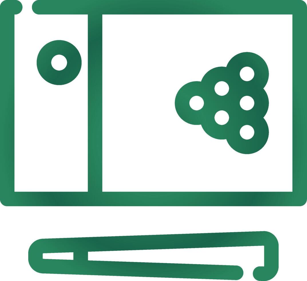 Snooker kreatives Icon-Design vektor