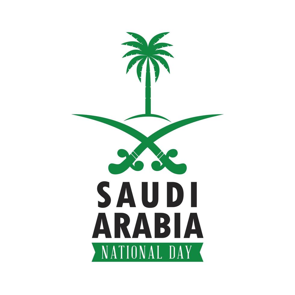 Nationalfeiertag in Saudi-Arabien vektor
