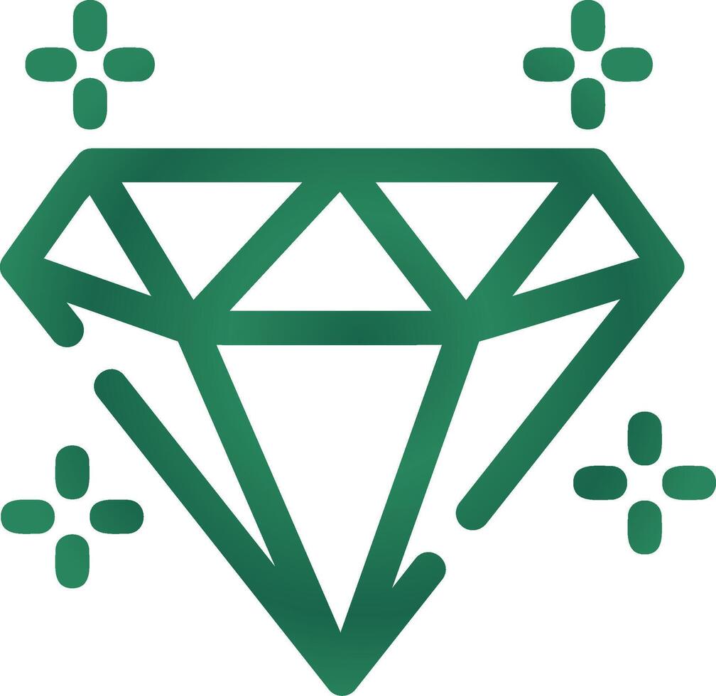 Diamant kreatives Icon-Design vektor