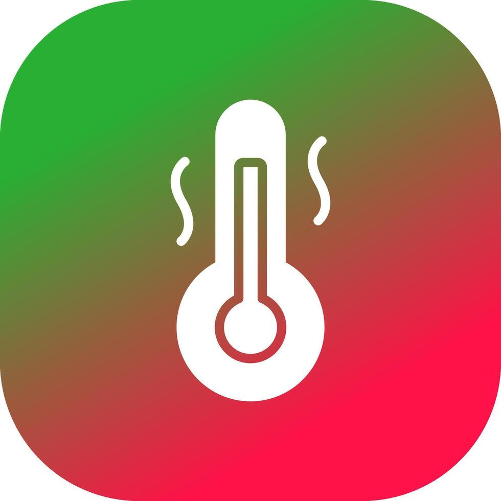 varm temperatur kreativ ikon design vektor