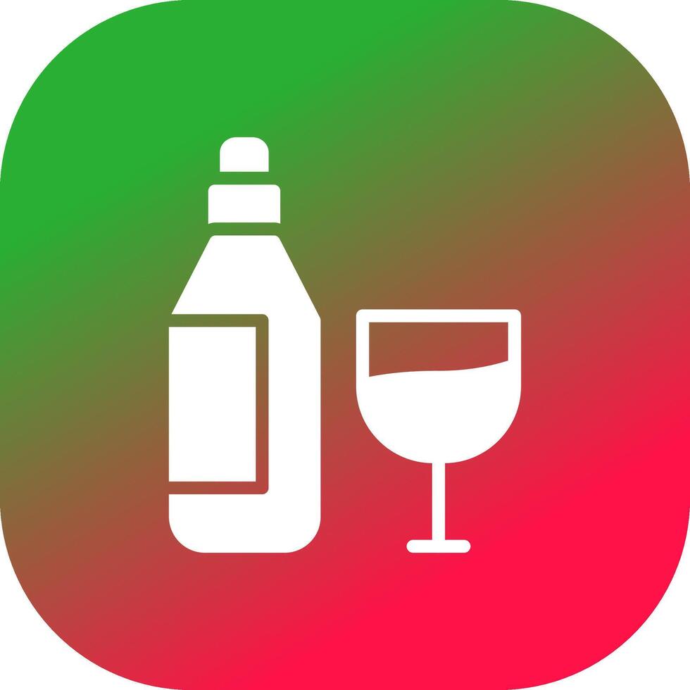 Wein kreatives Icon-Design vektor