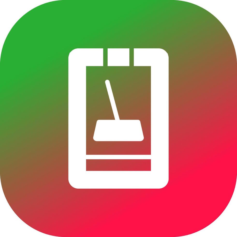 Reiniger Handy, Mobiltelefon App kreativ Symbol Design vektor