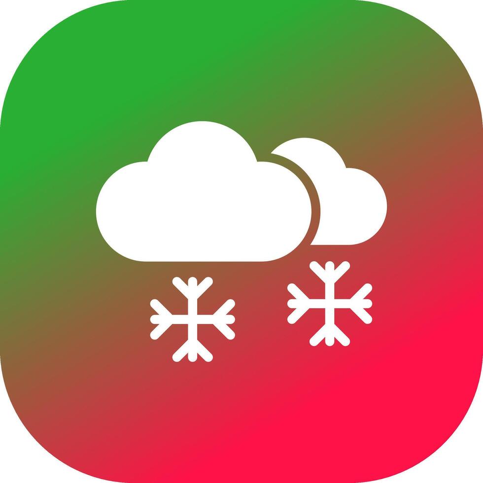 snöar kreativ ikon design vektor