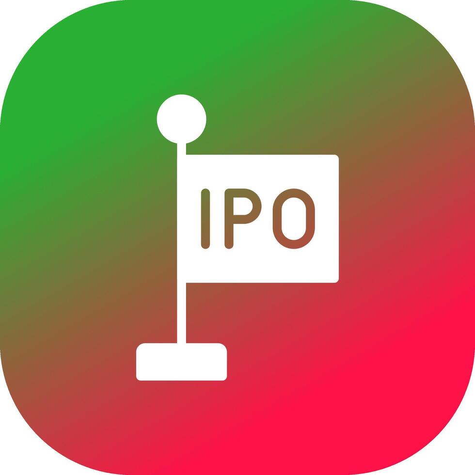 ipo kreativ ikon design vektor