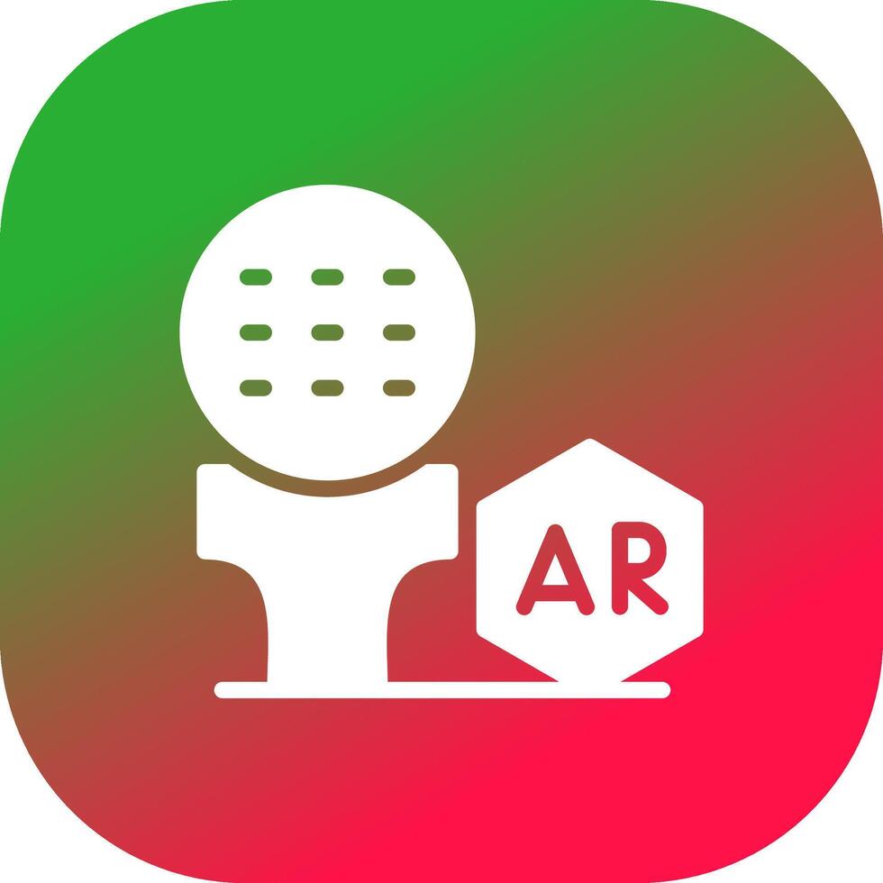 ar Golf kreativ Symbol Design vektor