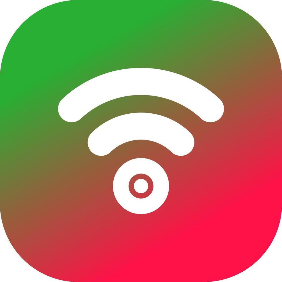 Wifi kreatives Icon-Design vektor