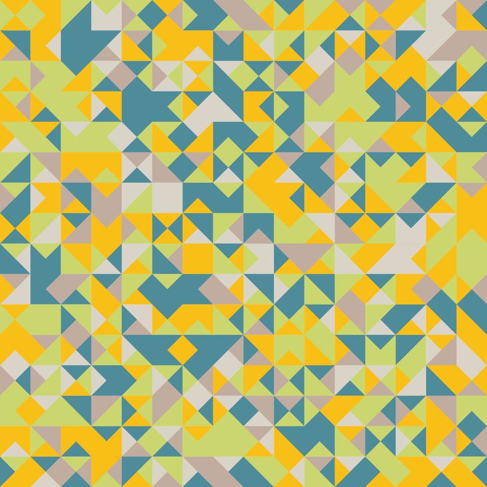 abstraktes geometrisches Hintergrundmosaik. vektor