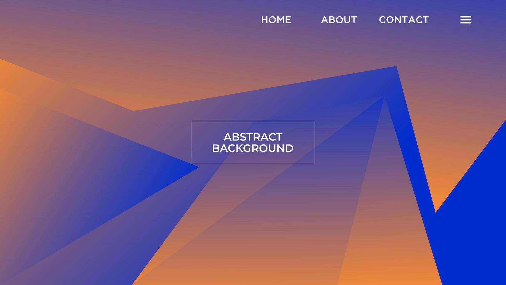 abstrakt Hintergrund elegant Gradient Blau Orange glatt Farbe Design Vektor Vorlage gut zum modern Webseite, Hintergrund, Startseite Design