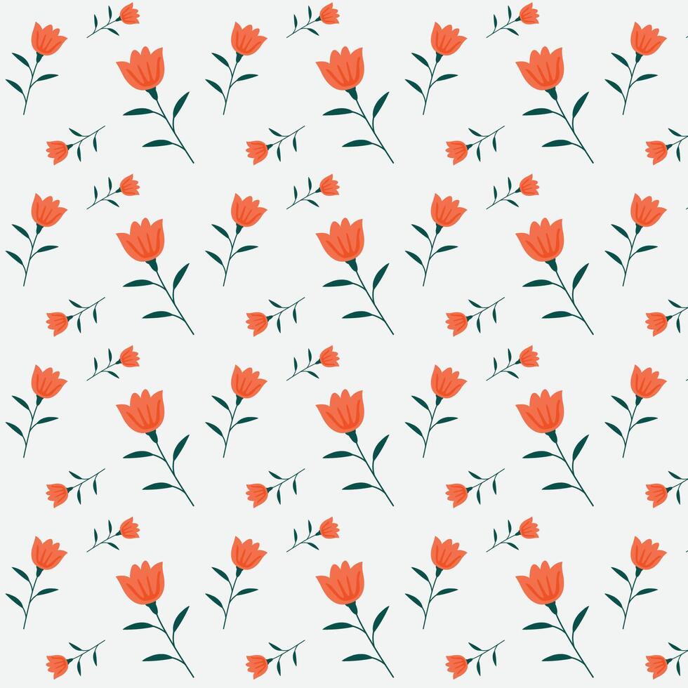 süß Blumen- Muster im das klein Blume nahtlos Vektor Textur Hintergrund