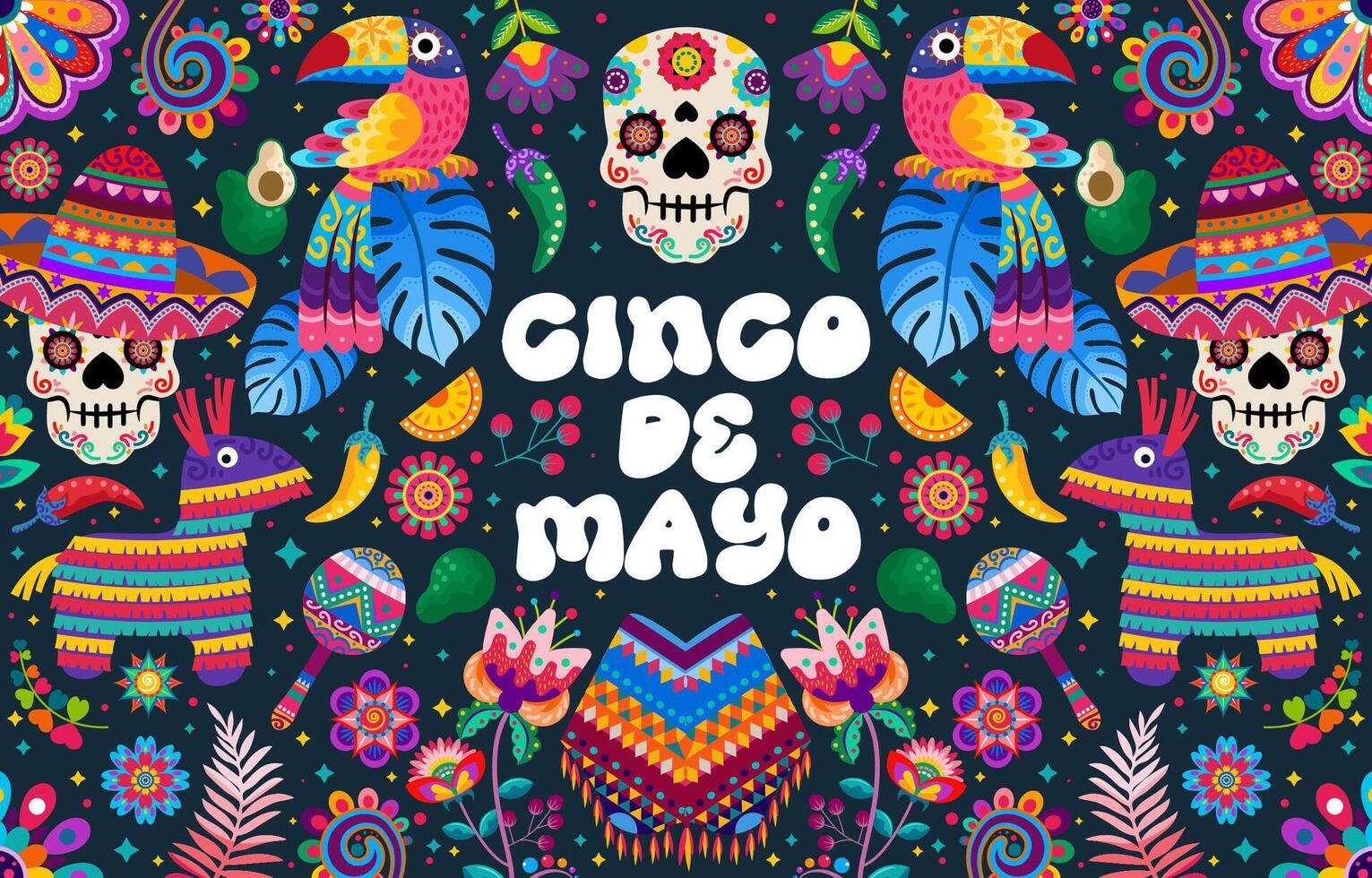 cinco de mayo hintergrund vektor