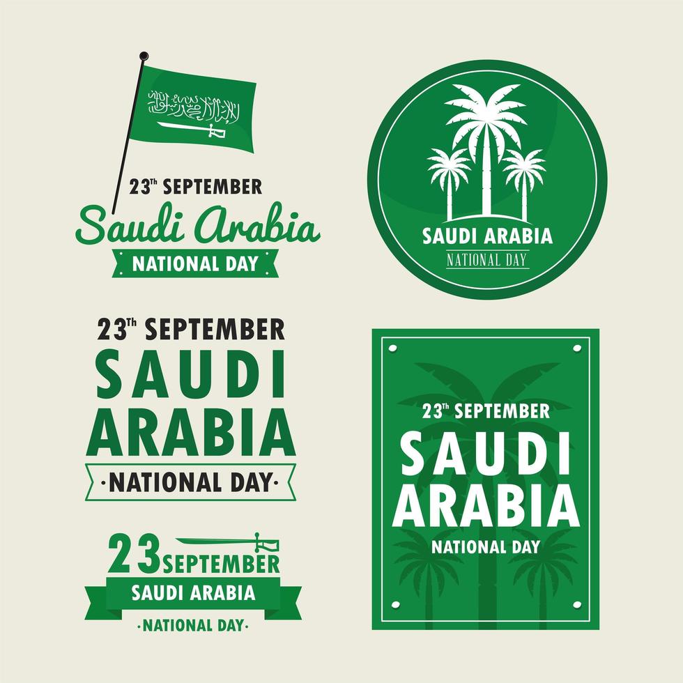 Feier des Königreichs Saudi-Arabien vektor