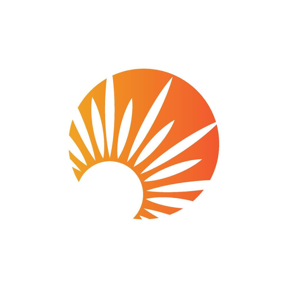 Sonne Logo Vektor Vorlage Symbol Design