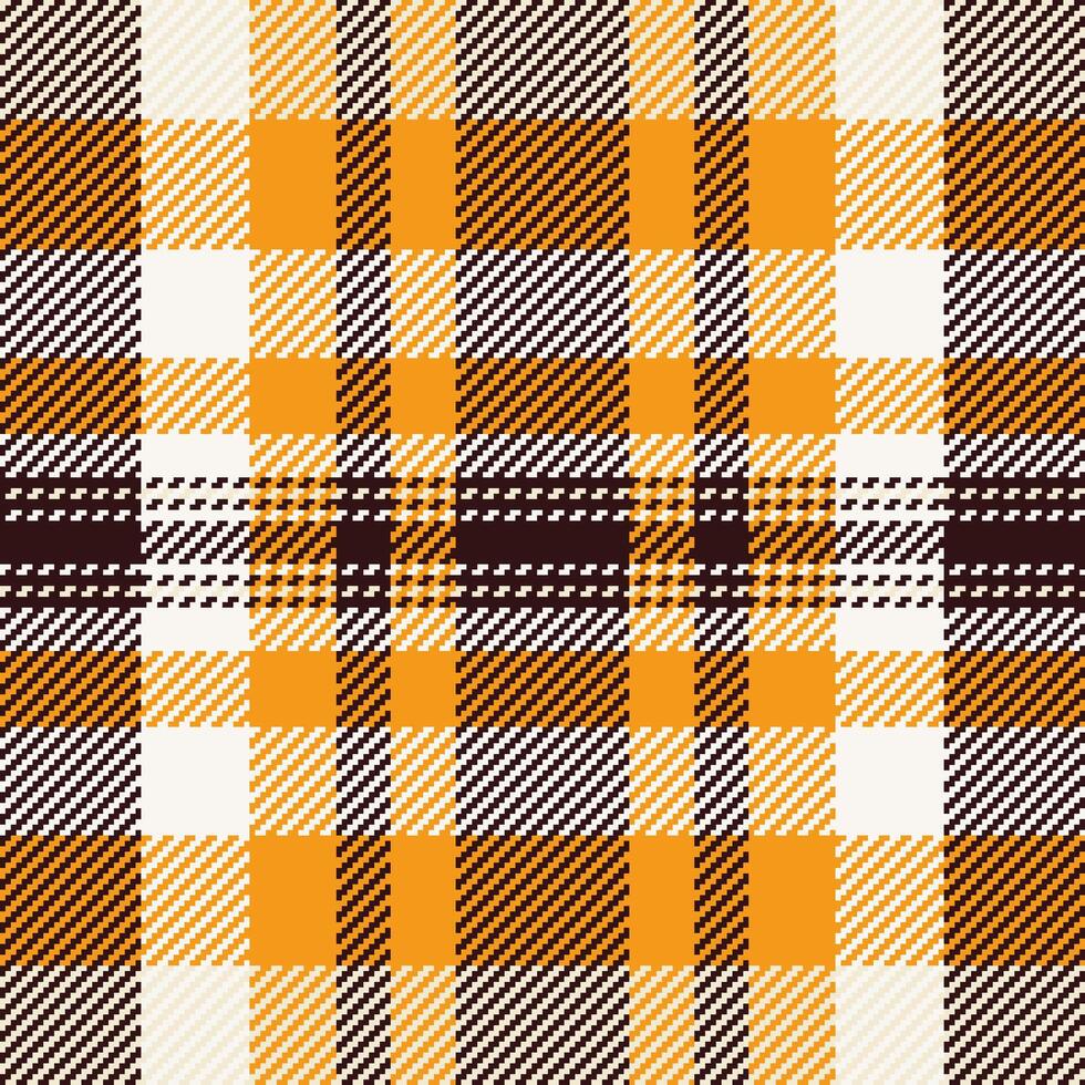 Vektor Tartan Stoff von Plaid Muster Textil- mit ein prüfen nahtlos Textur Hintergrund.