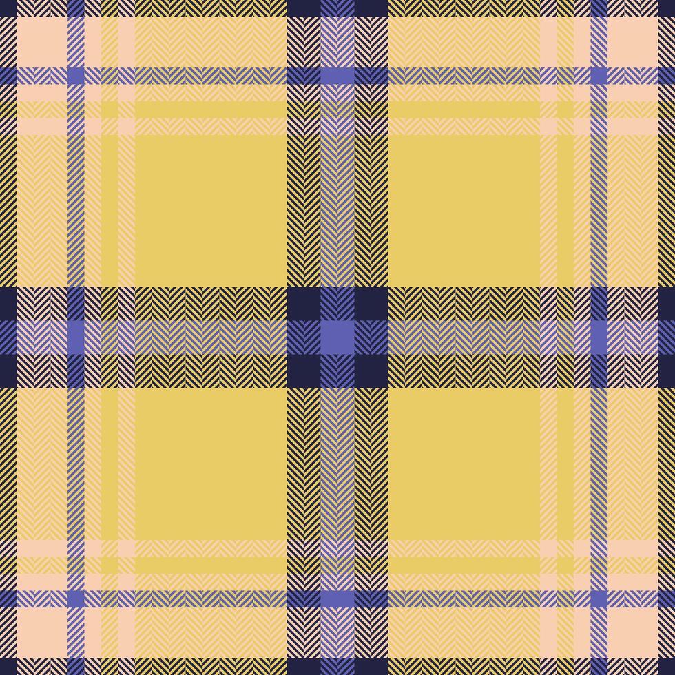 kariertes Karomuster. nahtlose Stoffstruktur. Tartan-Textildruck. vektor