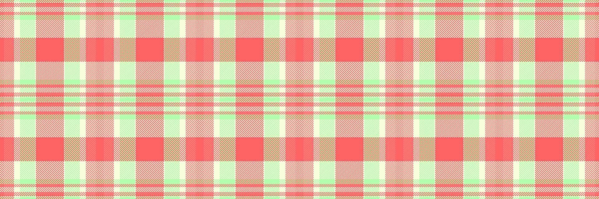 Gewebe Muster Textur Vektor, Geschenk nahtlos Tartan überprüfen. Halloween Plaid Stoff Hintergrund Textil- im rot und Licht Farben. vektor