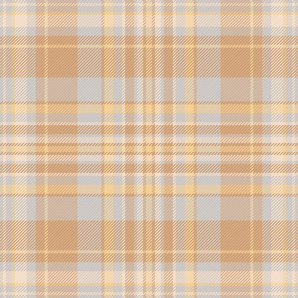 Textur Textil- Muster von Stoff Tartan nahtlos mit ein prüfen Vektor Plaid Hintergrund.