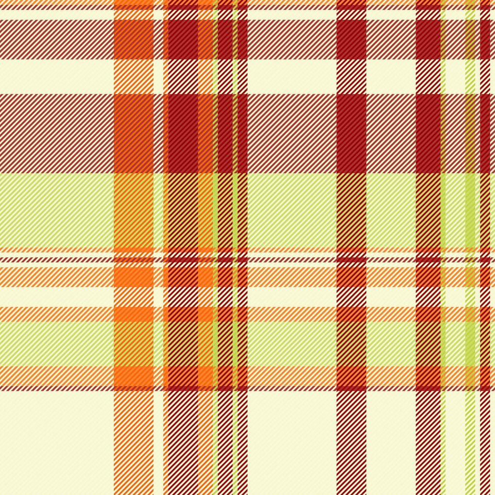 Vektor Textil- nahtlos von Stoff prüfen Hintergrund mit ein Muster Textur Tartan Plaid.