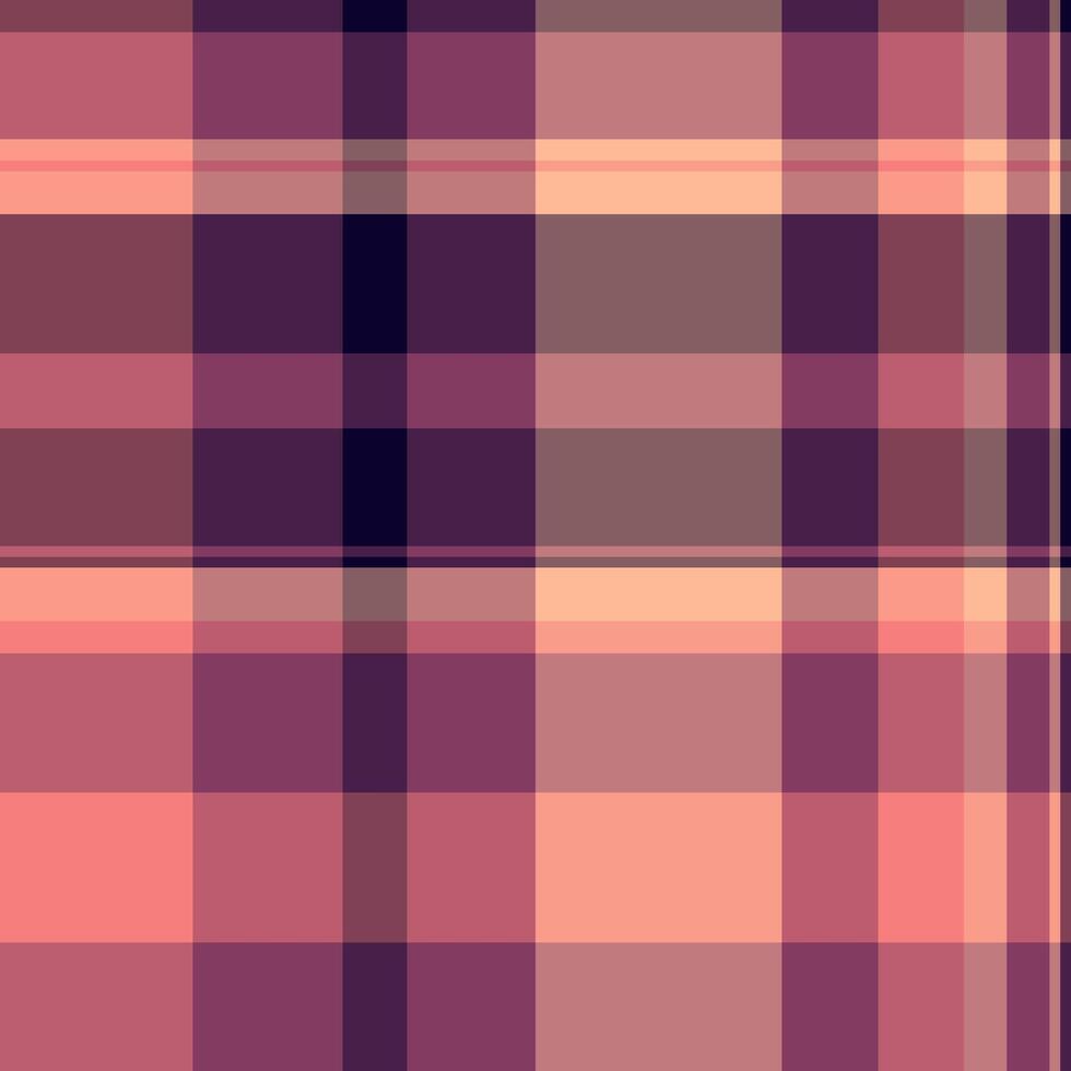 schick Hintergrund Plaid Muster, texturiert Tartan Vektor Textil. Alter prüfen Stoff Textur nahtlos im rot und dunkel Farben.