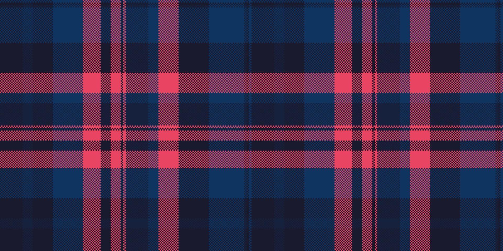 tidskrift kolla upp textil- tartan, mexikansk vektor textur sömlös. kjol pläd mönster bakgrund tyg i mörk och blå färger.