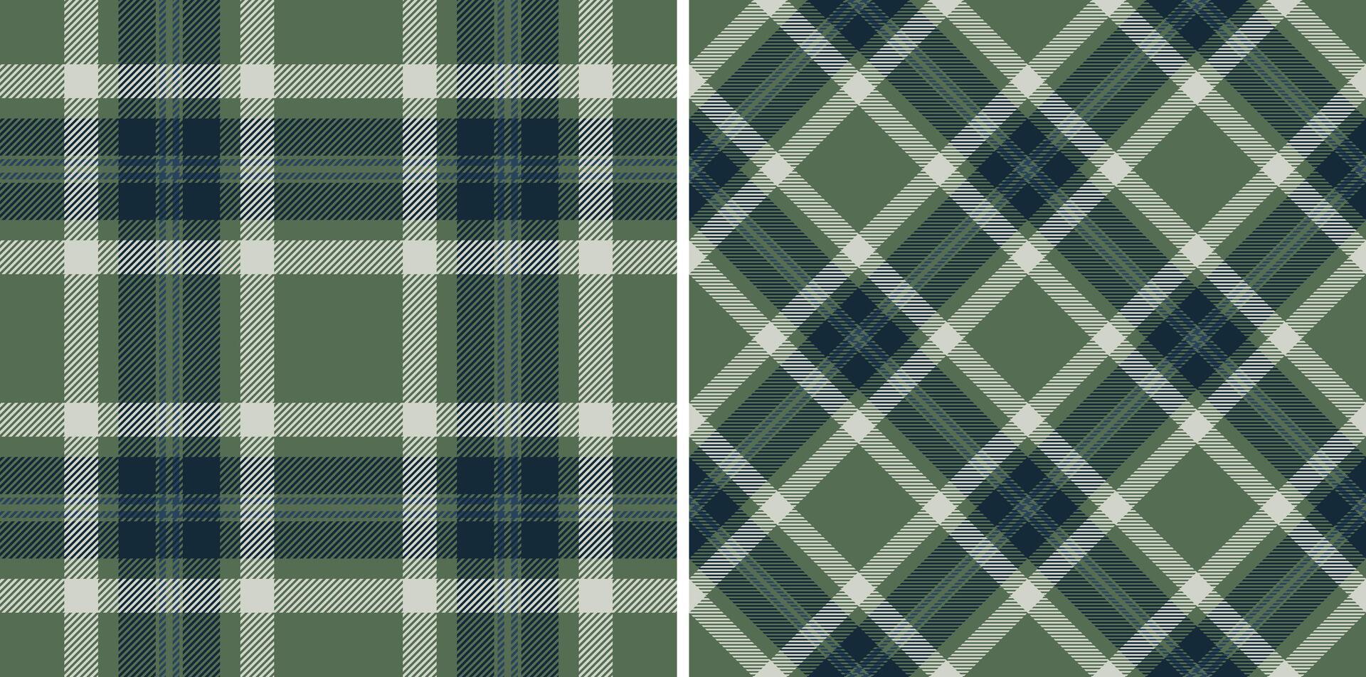 Hintergrund Stoff Plaid von prüfen Textil- nahtlos mit ein Muster Tartan Vektor Textur.