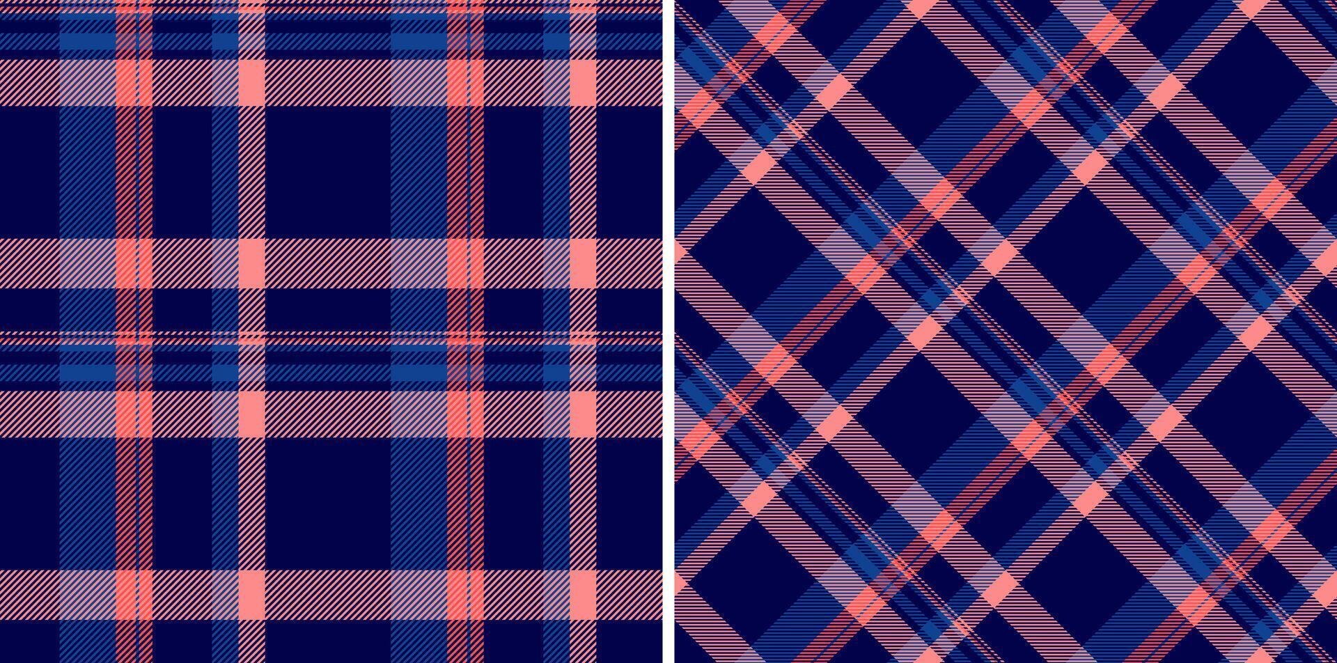 prüfen Tartan Muster von Textil- Hintergrund Stoff mit ein Vektor Textur Plaid nahtlos. einstellen im Halloween Farben zum Fischgrätenmuster Muster im Mode und Design.