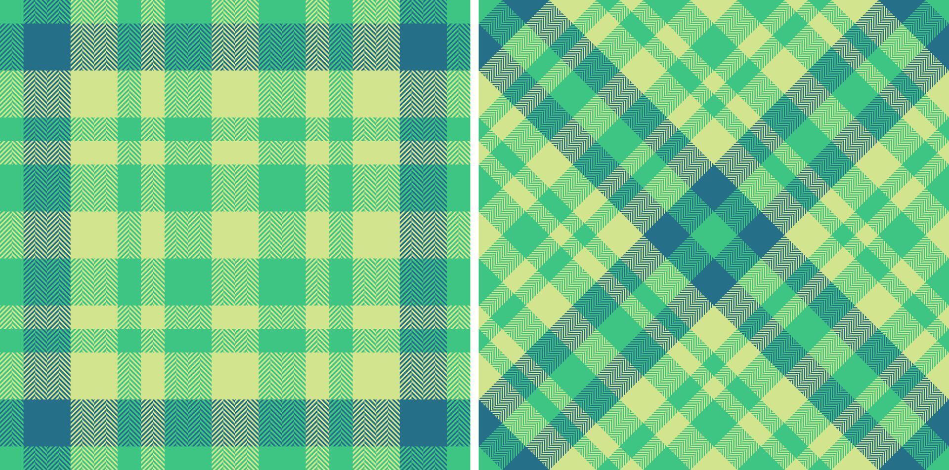 Hintergrund nahtlos Tartan von Plaid Textil- Textur mit ein Muster Stoff prüfen Vektor. vektor