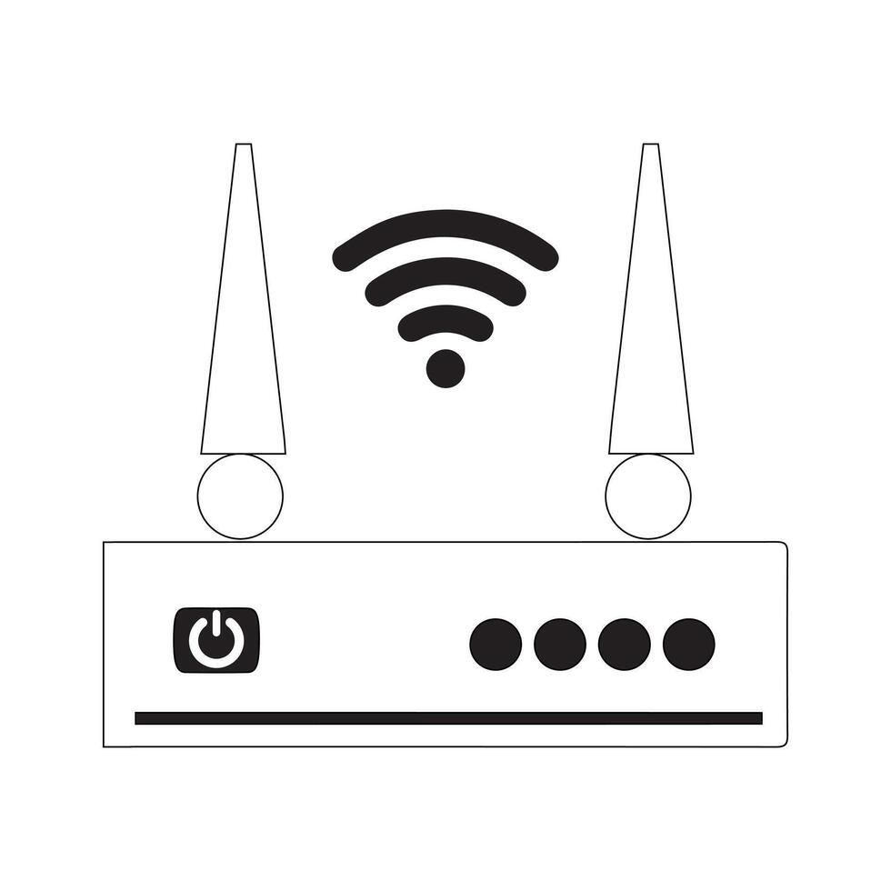 Sammlung von Lager Vektor Bilder abbilden Symbole und Symbole verbunden zu kabellos W-lan Konnektivität, einschließlich W-lan Signal Symbole und ein Internet Verbindung, Das aktivieren Fernbedienung Internet Zugang.