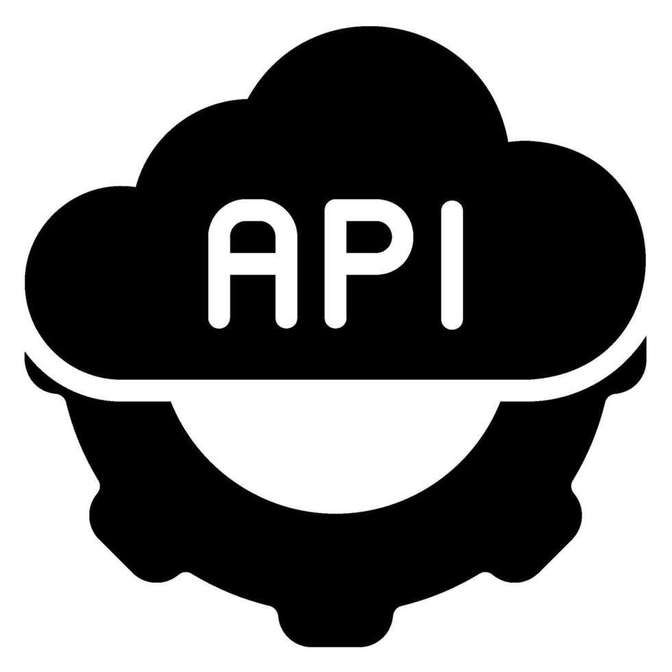 API-Glyphe-Symbol vektor