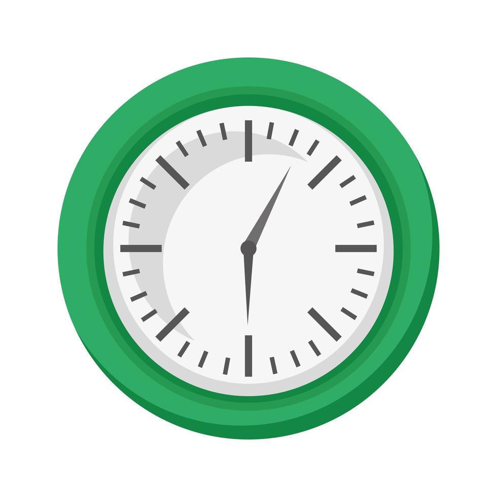 grüne uhr vektor