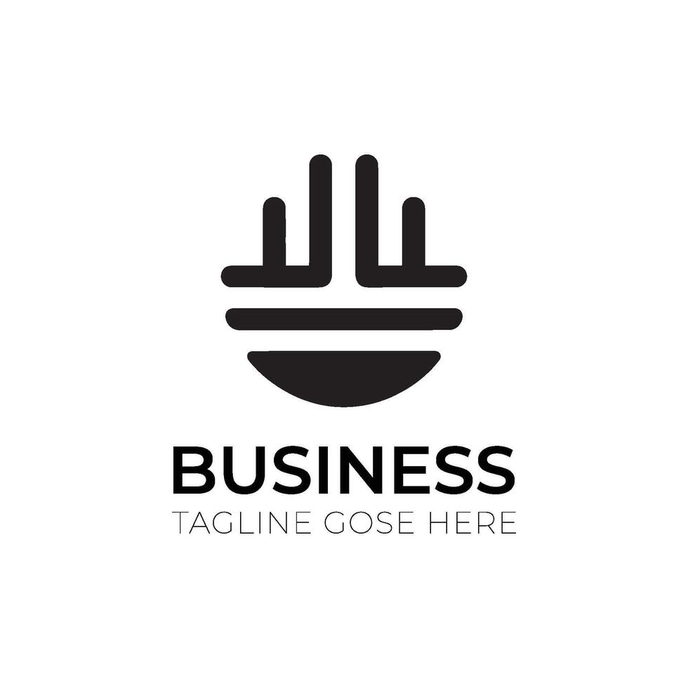 Geschäft Logo Design zum Unternehmen vektor