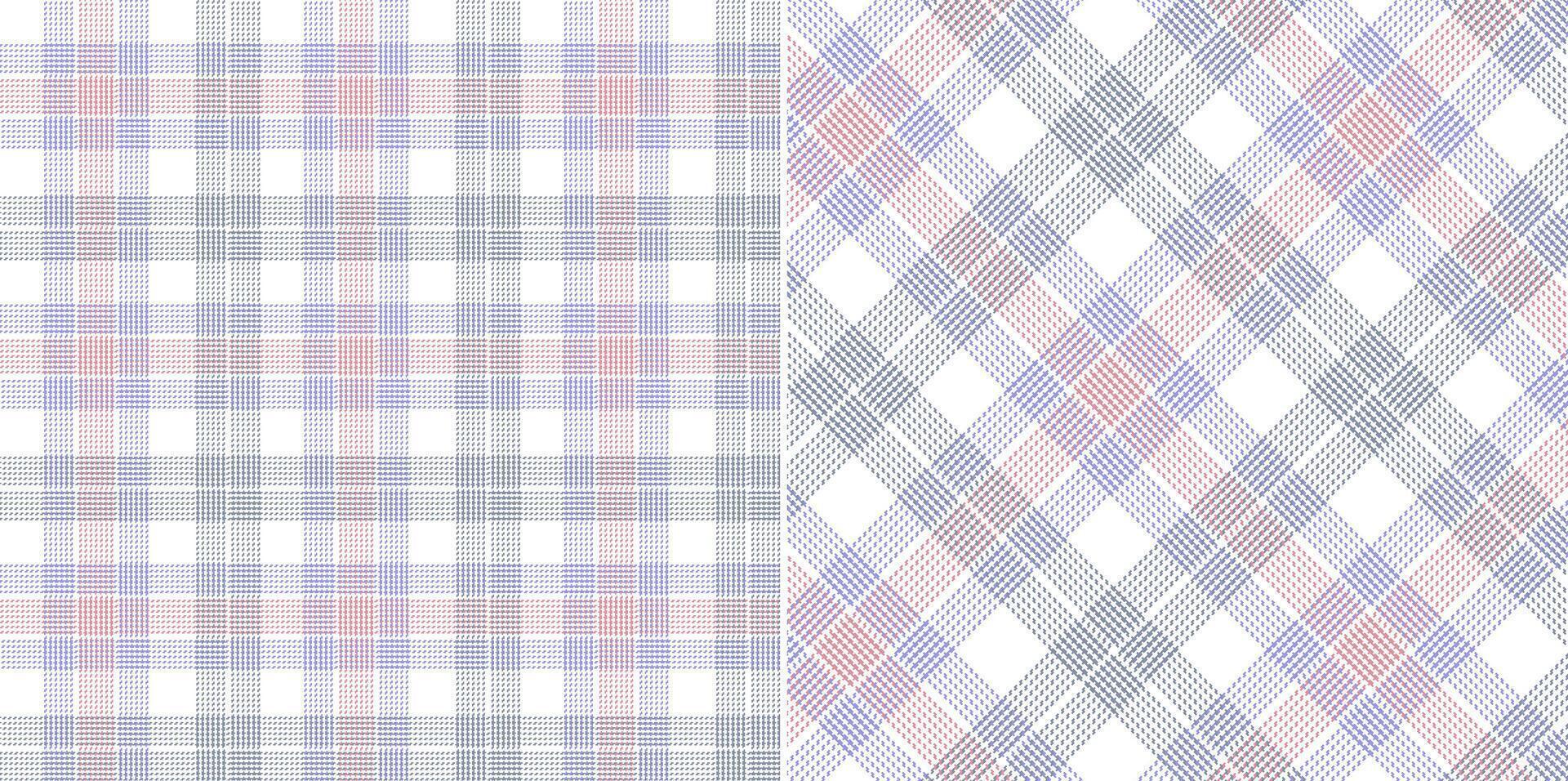 Vektor kariert Muster oder Plaid Muster . Schottenstoff, texturiert nahtlos Köper zum Flanell Hemden, Bettdecke Abdeckungen, andere Herbst Winter Textil- Mühlen. Vektor Format