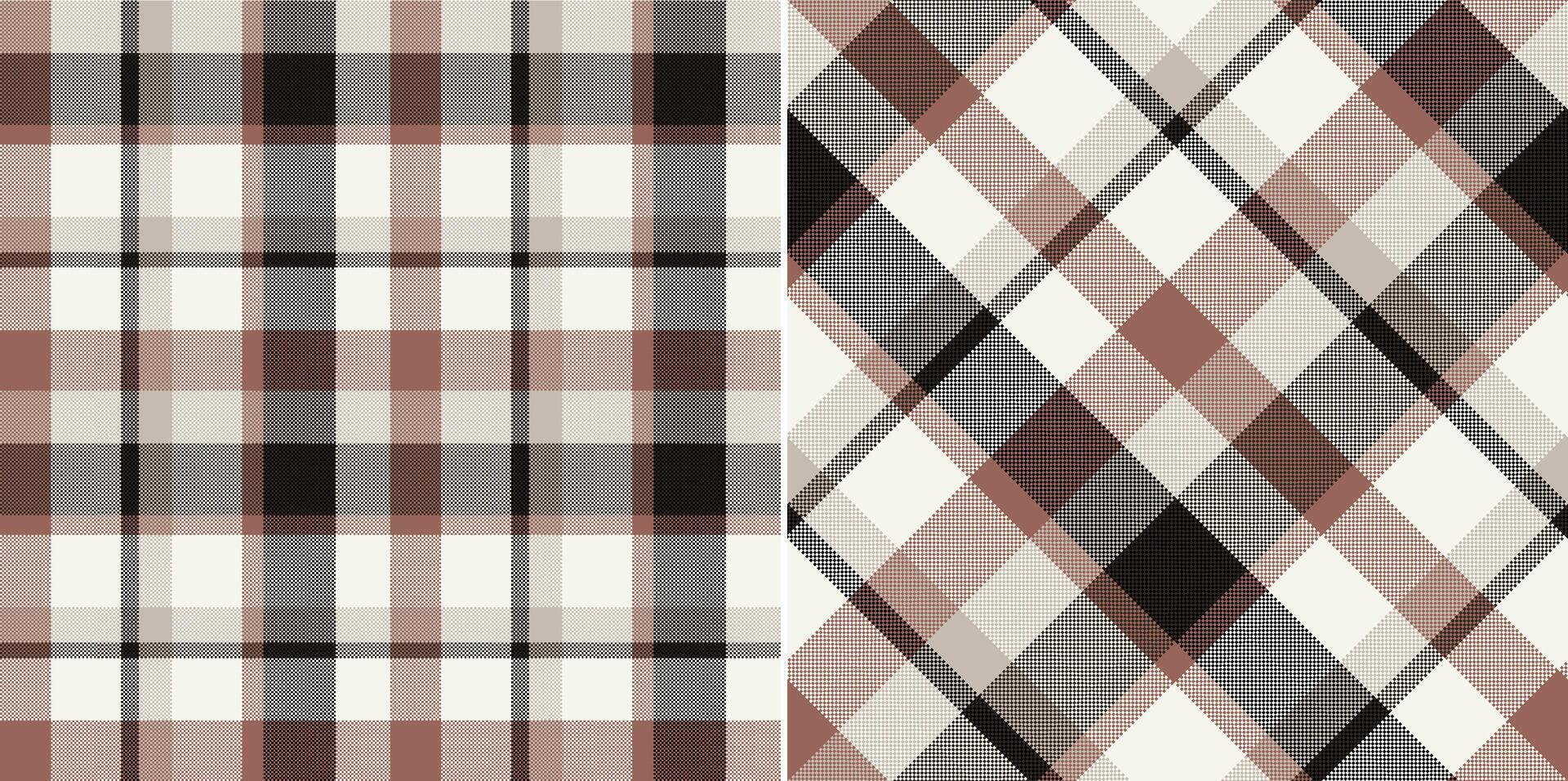 Vektor kariert Muster oder Plaid Muster . Schottenstoff, texturiert nahtlos Köper zum Flanell Hemden, Bettdecke Abdeckungen, andere Herbst Winter Textil- Mühlen. Vektor Format