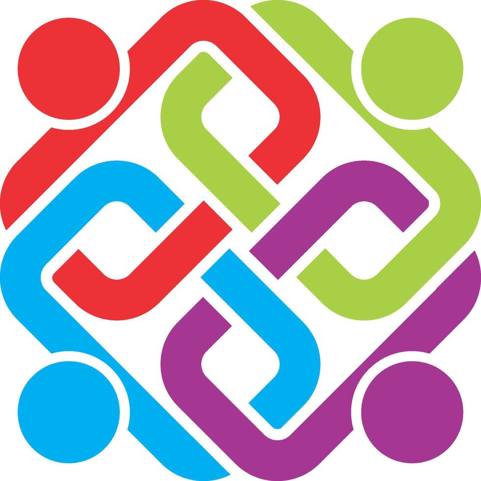 Zusammenarbeit solide Busse Logo vektor
